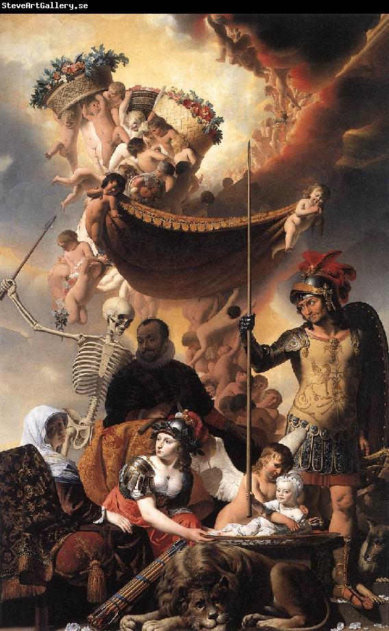 EVERDINGEN, Caesar van Allegory of the Birth of Frederik Hendrik dfg